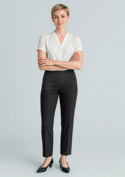 Cool Stretch Womens Bandless Slim Leg Pant  10121