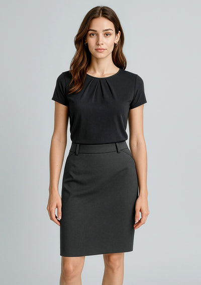 Cool Stretch Womens Multi-Pleat Skirt  20115