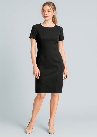 Cool Stretch Womens Short Sleeve Shift Dress  30112