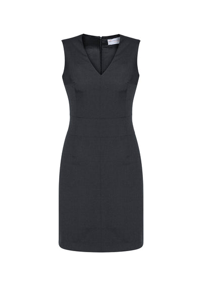 Comfort Wool Stretch Womens Sleeveless V-Neck Dress  34021