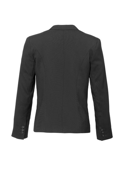 Comfort Wool Stretch Womens Short Jacket with Reverse Lapel  64013