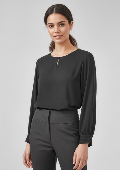 Evelyn Womens Long Sleeve Blouse  RU569LL