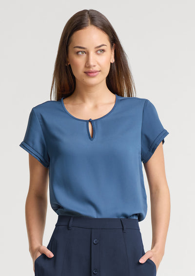 Evelyn Womens Short Sleeve Blouse RU569LS