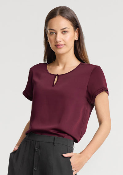 Evelyn Womens Short Sleeve Blouse RU569LS