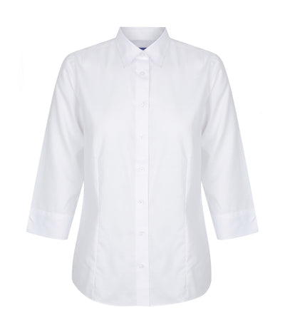 1251WL Square Textured 3/4 Sleeve Shirt