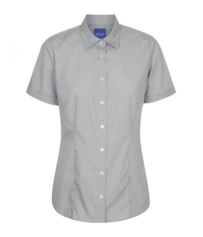 1267WS Puppy Tooth Short Sleeve Shirt
