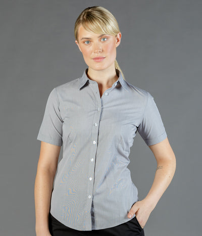 1267WS Puppy Tooth Short Sleeve Shirt