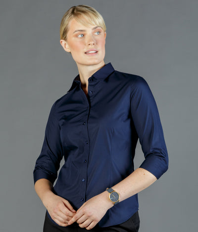 1520WZ Premium Poplin 3/4 Sleeve Shirt