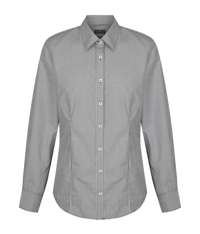 1637WHL Gingham Long Sleeve Casual Slim Fit Shirt