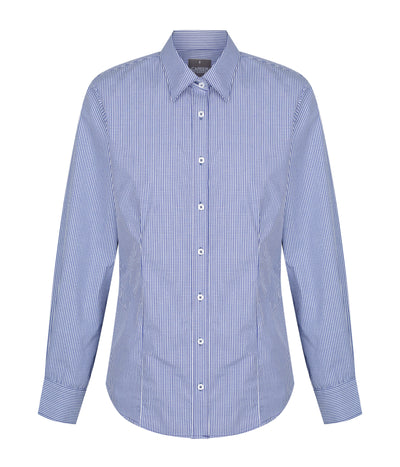 1637WL Gingham Long Sleeve Shirt