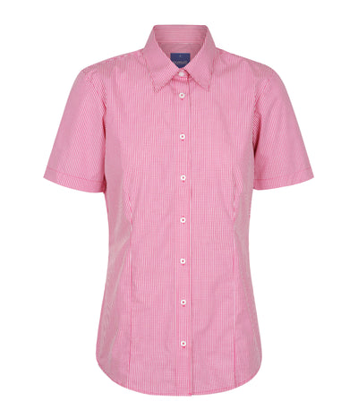 1637WS Gingham Short Sleeve Shirt