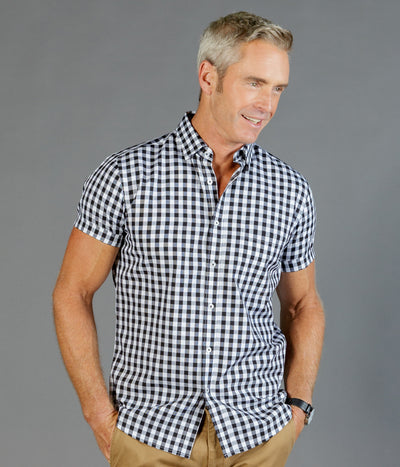 1710HS Royal Oxford Short Sleeve Casual Slim Fit Shirt