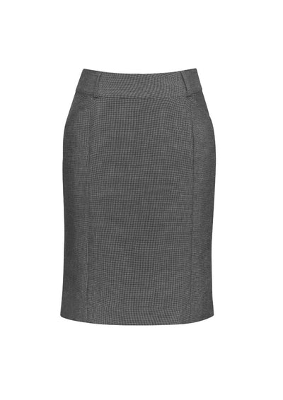 Womens Panelled Skirt with Rear Split