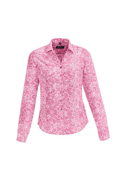 Womens Solanda Print Long Sleeve Shirt