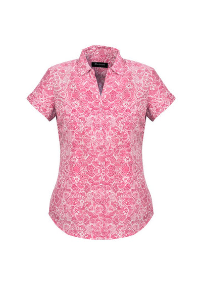 Womens Solanda Print Short Sleeve Shirt