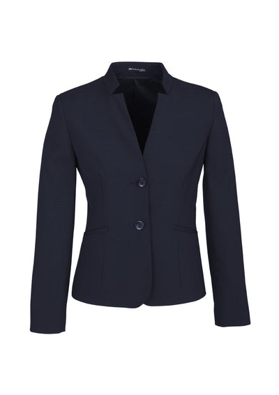 Womens Short Jacket with Reverse Lapel