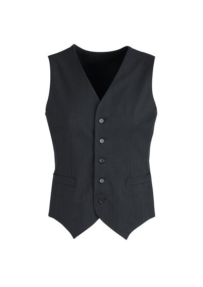 Mens Peaked Vest with Knitted Back