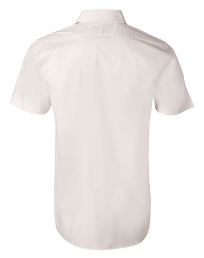 Men's Cotton/Poly Stretch Short Sleeve Shirt