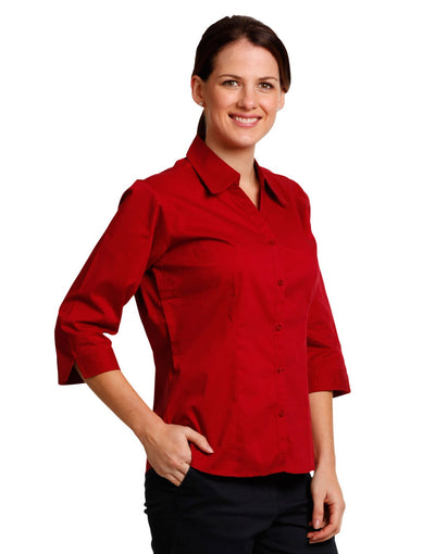 Women's Teflon Executive 3/4 Sleeve Shirt