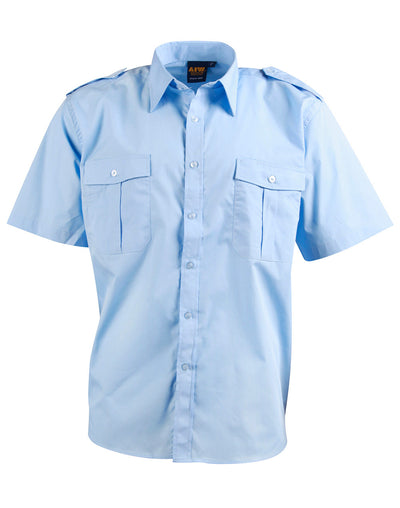 BS06S Epaulette Short Sleeve