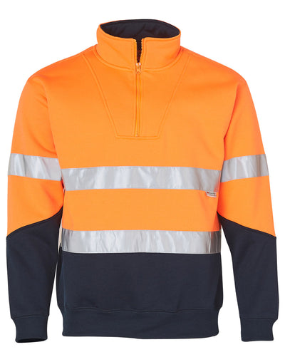 SW14 Hi-Vis Long Sleeve Fleece Sweat