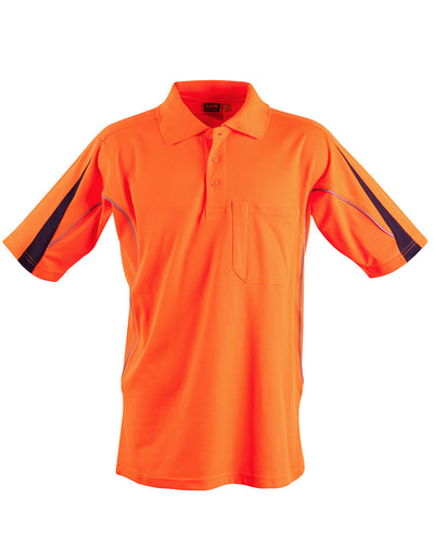 SW25A Hi-Vis Legend Short Sleeve Polo Mens'