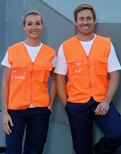 SW41 Hi-Vis Safety Vest With Id Pocket