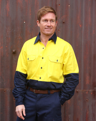 SW54 Cotton Drill Safety Shirt