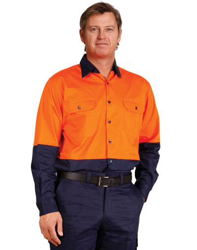 SW58 Long Sleeve Safety Shirt
