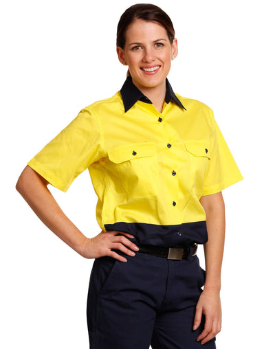 SW63 Women's Short Sleeve Safety Shirt