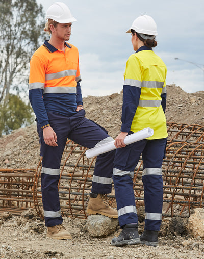 WP15HV Ladies' Heavy Cotton Drill Cargo Pants With Bio-motion 3m Tapes